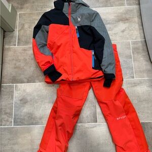 Spyder Boys size 14 Ski Jacket and Pants outfit